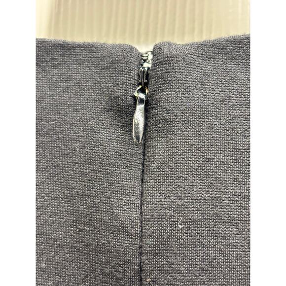 Chico's So Slimming Size M (1) Black Sleeveless Ponte Knit Sheath Jackie Dress - Picture 3 of 5